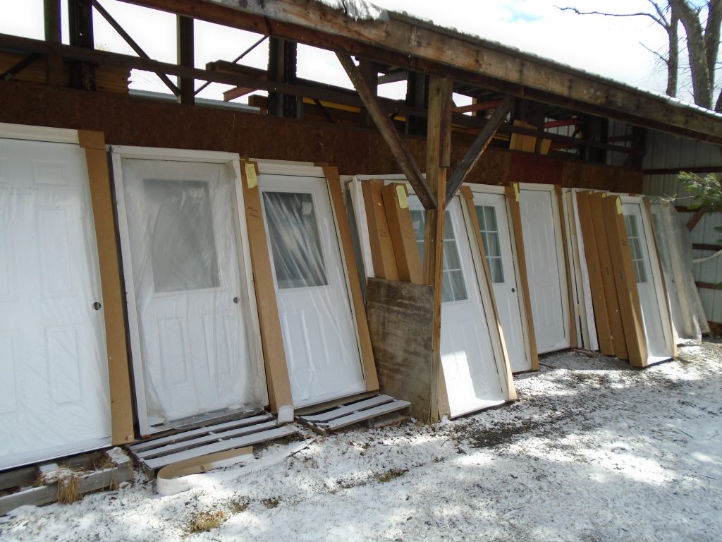 Pole barn entry doors