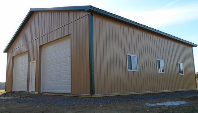 tan-and-green-barn