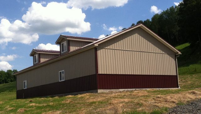 tan-and-red-barn